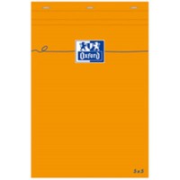 Oxford 21601 Bloc Bureau A7+ Papier Velin Surfin Agrafe en Tete Couverture Enveloppante 85 x 120mm Papier Orange