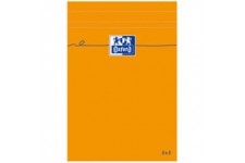 Oxford 21609 Bloc Bureau A6+ Papier Velin Surfin Agrafe en Tete Couverture Enveloppante 110 x 170mm Papier Vert