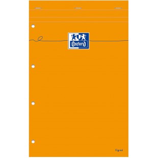 Oxford L8MAA Bloc Agrafe/perfore 160 pages 210X315 Ligne 80 g Jaune