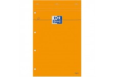 Oxford L8MAA Bloc Agrafe/perfore 160 pages 210X315 Ligne 80 g Jaune