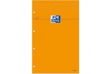 Oxford L8MAA Bloc Agrafe/perfore 160 pages 210X315 Ligne 80 g Jaune