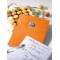 Oxford Lot de 3 Bloc-Notes Agrafes Format A4+ (21 x 31,5cm) 160 Pages Petits Carreaux 5x5mm Perforees Couverture Orange 10010628
