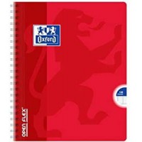 Oxford 35854 Cahier Open Flex Reliure Integrale Couverture Polypropylene A4+, 24x32 cm, Papier - Coloris aleatoire
