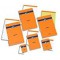 OXFORD bloc-notes, 210 x 315, quadrille, 80 feuilles, orange