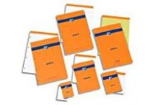 OXFORD bloc-notes, 210 x 315, quadrille, 80 feuilles, orange