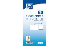 Oxford 100103572 Enveloppe auto-adhesive 114x162x50 Blanc