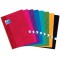 OXFORD Cahiers Pique A4 96 Pages 90g Petits Carreaux 5x5 avec Marge Coloris Aleatoire