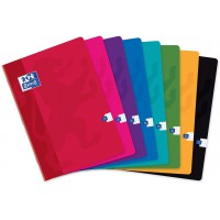 OXFORD Cahiers Pique A4 96 Pages 90g Petits Carreaux 5x5 avec Marge Coloris Aleatoire