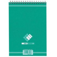 Oxford 21734 Bloc Bureau A5 Steno Reliure Integrale 148 x 210mm Papier Vert