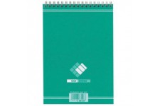 Oxford 21734 Bloc Bureau A5 Steno Reliure Integrale 148 x 210mm Papier Vert