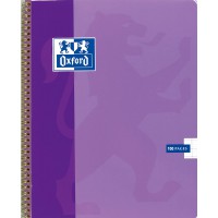 Cahier a spirale 24x32 100 pages grands carreaux seyes oxford