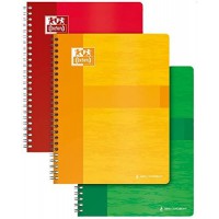 Oxford 92951 Cahier Spirale Couverture Cartonnee Reliure Integrale Optik Paper A4+ 240 x 320mm Papier Vert