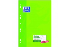 Lot de 5 : Oxford Scolaire 100105678 Feuilles A4 doubles petits carreaux 200 pages Blanc