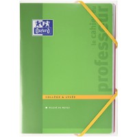 Oxford Enseignants Cahiers de Professeur College et Lycee A4 21 x 29,7cm 76 Pages Rouge et Vert