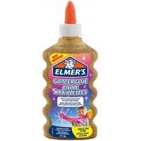 Elmer's colle pailletee, or, lavable et adaptee aux enfants, 177 ml - Parfaite pour fabriquer du slime