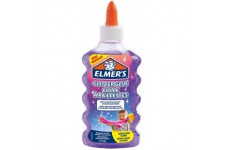 Elmer's colle pailletee, violette, lavable et adaptee aux enfants, 177 ml - Parfaite pour fabriquer du slime