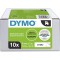 etiquettes autocollantes DYMO Authentic D1, rouleau de 9 mm x 7 m, impression en noir sur fond blanc, pour imprimantes LabelMana