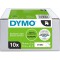 DYMO Authentic D1 etiquettes autocollantes, impression en noir sur fond blanc, 12 mm x 7 m, pour imprimantes d'etiquettes LabelM