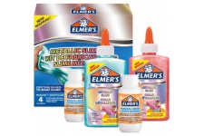 Elmer's kit pour slime nacre | Ingredients pour slime avec colle PVA nacree | Liquide magique activateur de slime inc
