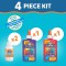 Elmer's kit pour slime colore | Ingredients pour slime avec colle coloree PVA lavable | Couleurs assorties | Liquide 