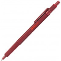 rOtring 600 stylo bille, pointe moyenne, encre bleue, corps Rouge, rechargeable