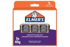 Elmer's Batons de colle violette | Devient transparente en sechant | Parfaite pour l'ecole et les travaux manuels | Lavable et a