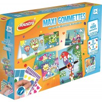 JOUSTRA Coffret Maxi Gommettes, Papier, Multicolore, Unique