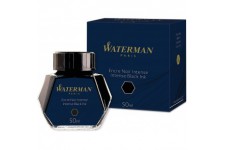 Waterman encre pour stylo plume | flacon d'encre Noir Intense | bouteille de 50 ml