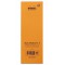 RHODIA 8200C - Bloc-Notes Agrafe N°8 Shopping Orange - 7,4x21 cm - Petits Carreaux - 80 Feuilles Detachables - Papier Clairefont