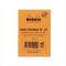 RHODIA 10200C - Bloc-Notes Agrafe N°10 Orange - A8 - Petits Carreaux - 80 Feuilles Detachables - Papier Clairefontaine 80G - Cou