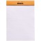 RHODIA 13200C - Bloc-Notes Agrafe N°13 Orange - A6 - Petits Carreaux - 80 Feuilles Detachables - Papier Clairefontaine 80G - Cou