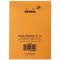 RHODIA 13200C - Bloc-Notes Agrafe N°13 Orange - A6 - Petits Carreaux - 80 Feuilles Detachables - Papier Clairefontaine 80G - Cou