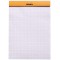 RHODIA 16200C - Bloc-Notes Agrafe N°16 Orange - A5 - Petits Carreaux - 80 Feuilles Detachables - Papier Clairefontaine 80G - Cou