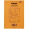 RHODIA 16200C - Bloc-Notes Agrafe N°16 Orange - A5 - Petits Carreaux - 80 Feuilles Detachables - Papier Clairefontaine 80G - Cou