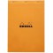 RHODIA 18200C - Bloc-Notes Agrafe N°18 Orange - A4 - Petits Carreaux - 80 Feuilles Detachables - Papier Clairefontaine 80G - Cou