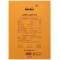 RHODIA 18200C - Bloc-Notes Agrafe N°18 Orange - A4 - Petits Carreaux - 80 Feuilles Detachables - Papier Clairefontaine 80G - Cou