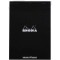 RHODIA 18559C - Bloc-Notes Agrafe Dotpad N°18 Black - A4 - Pointilles Dot - 80 Feuilles Detachables - Papier Clairefontaine Blan