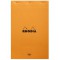 RHODIA 19660C - Bloc-Notes Agrafe N°19 Orange - A4+ - Ligne - 80 Feuilles Detachables - Papier Clairefontaine Jaune 80 g/m² - Co