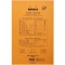 RHODIA 19660C - Bloc-Notes Agrafe N°19 Orange - A4+ - Ligne - 80 Feuilles Detachables - Papier Clairefontaine Jaune 80 g/m² - Co