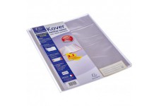 Exacompta Ref. 32430E Protege Cahier Kover en PVC avec Rabats a Pochettes Permettant le Classement de Documents, Ad