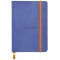 RHODIA 117308C - Carnet Souple Saphir - A6 - Ligne - 144 pages - Papier Clairefontaine Ivoire 90 g/m - Marque-Page, Fermeture el