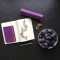 RHODIA 117310C - Carnet Souple Violet - A6 - Ligne - 144 pages - Papier Clairefontaine Ivoire 90 g/m - Marque-Page, Fermeture el