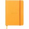 RHODIA 117315C - Carnet Souple Orange - A6 - Ligne - 144 pages - Papier Clairefontaine Ivoire 90 g/m - Marque-Page, Fermeture el