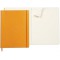 RHODIA 117715C - Cahier Souple Orange - A4+ - Ligne - 160 pages Detachables - Papier Clairefontaine Ivoire 90 g/m - Marque-Page,