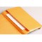 RHODIA 117715C - Cahier Souple Orange - A4+ - Ligne - 160 pages Detachables - Papier Clairefontaine Ivoire 90 g/m - Marque-Page,