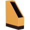 RHODIA 118830C - Porte-Revues Orange - 10x25x31 cm - Piqures Sellier Orange - Exterieur Simili Cuir - Collection Home Office Rho