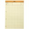 RHODIA 119700C - Bloc-Notes Agrafe N°119 Audit Orange - A4+ - Pre-Imprime Multicolonnes - 80 Feuilles Detachables Perforation 4 