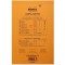 RHODIA 119700C - Bloc-Notes Agrafe N°119 Audit Orange - A4+ - Pre-Imprime Multicolonnes - 80 Feuilles Detachables Perforation 4 