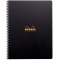 RHODIA 119900C - Cahier a  Spirale (Reliure Integrale) Noir A4+ | Petits Carreaux | 160 pages Detachables Perf. 9 Trous - Papier