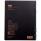 RHODIA 119900C - Cahier a  Spirale (Reliure Integrale) Noir A4+ | Petits Carreaux | 160 pages Detachables Perf. 9 Trous - Papier